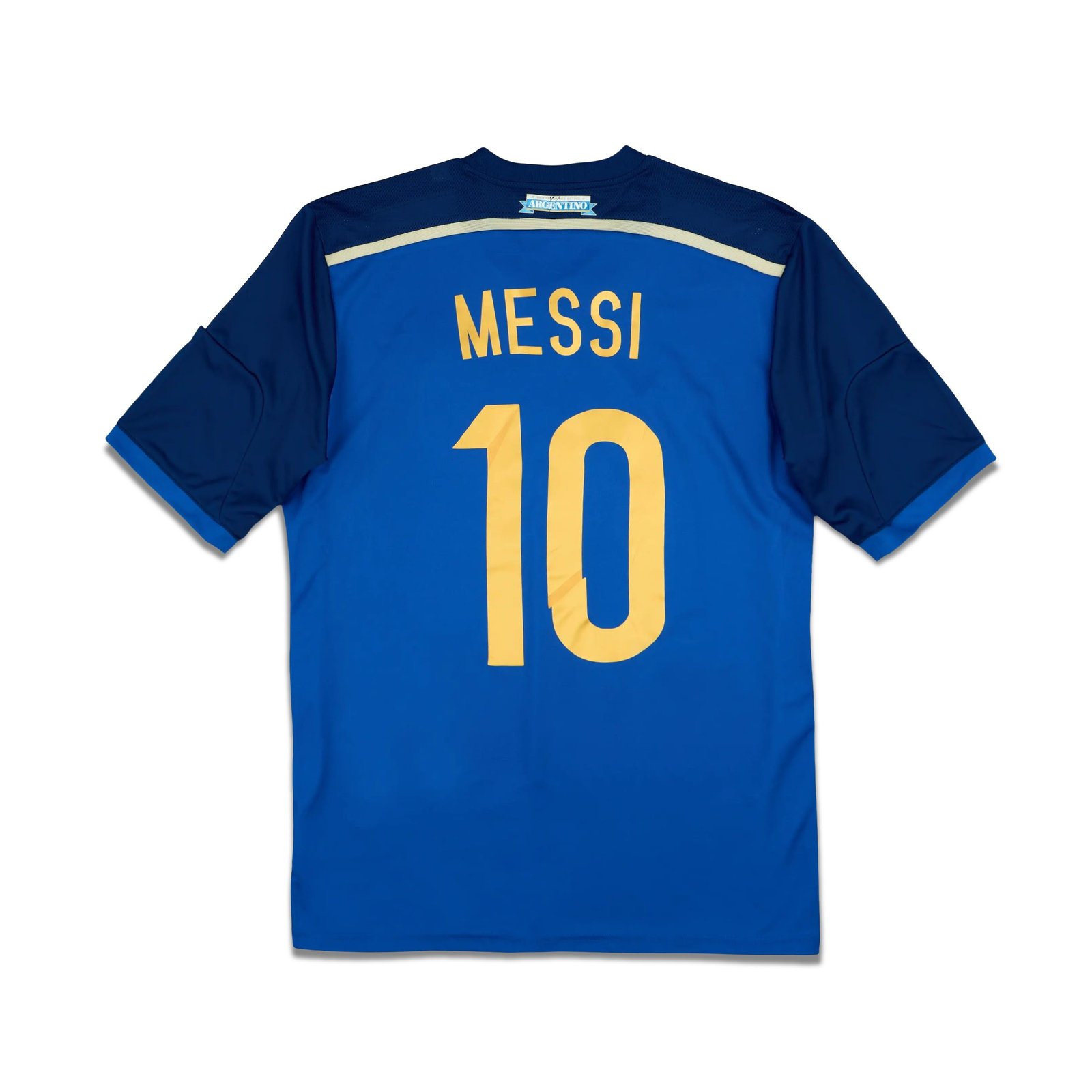 Argentina 2014 Retro Away Jersey - Messi No.10