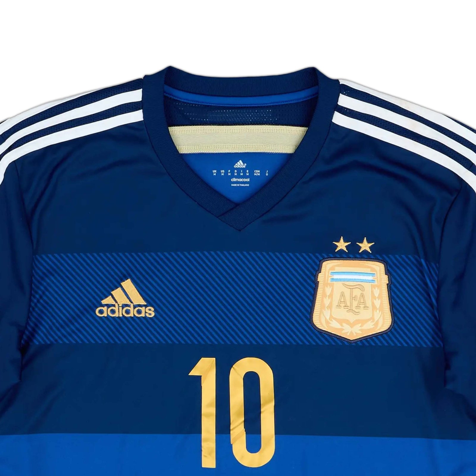 Argentina 2014 Retro Away Jersey - Messi No.10