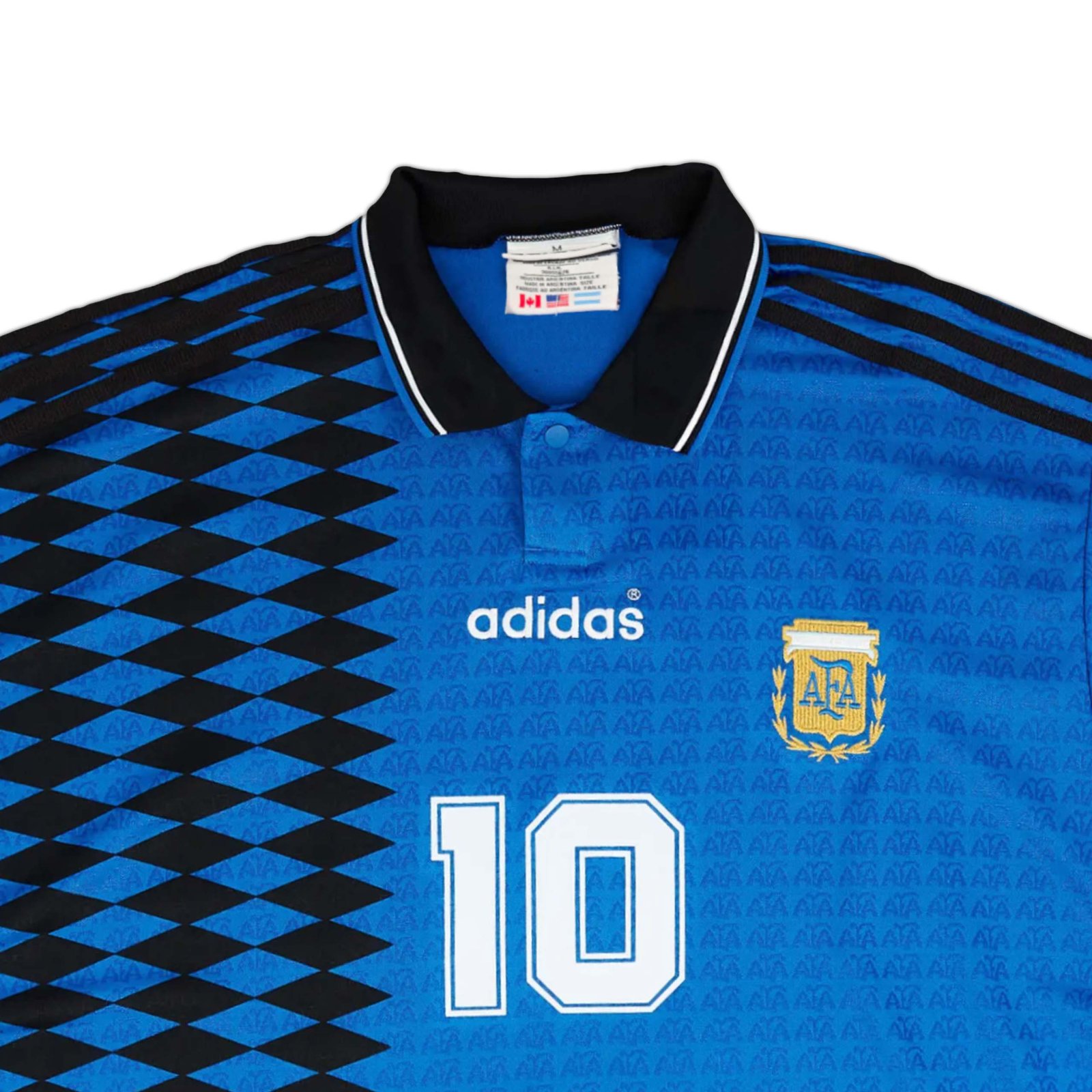 Argentina 1994 Retro Away Jersey - Maradona No.10