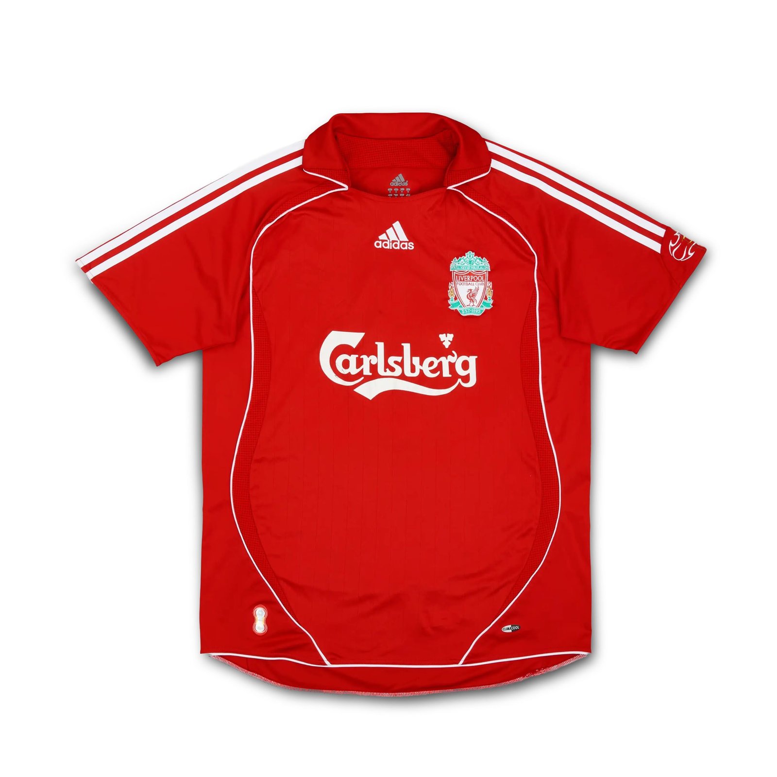 Liverpool FC 2006-07 Retro Home Jersey - Gerrard No.8