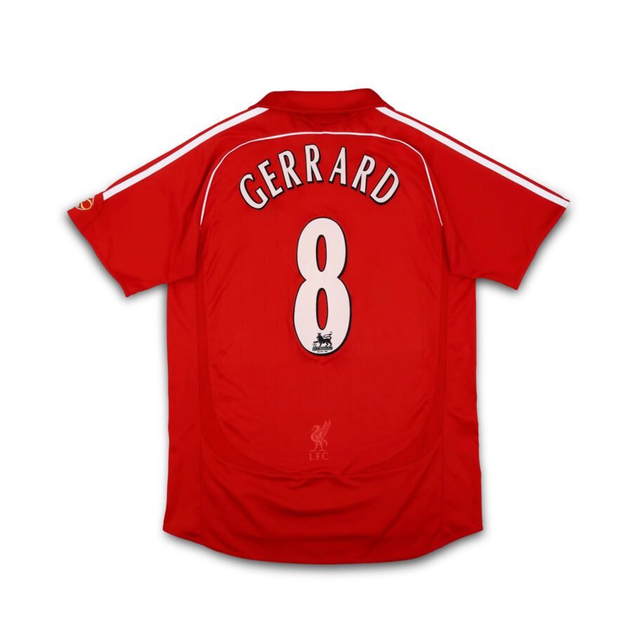 Liverpool FC 2006-07 Retro Home Jersey - Gerrard No.8
