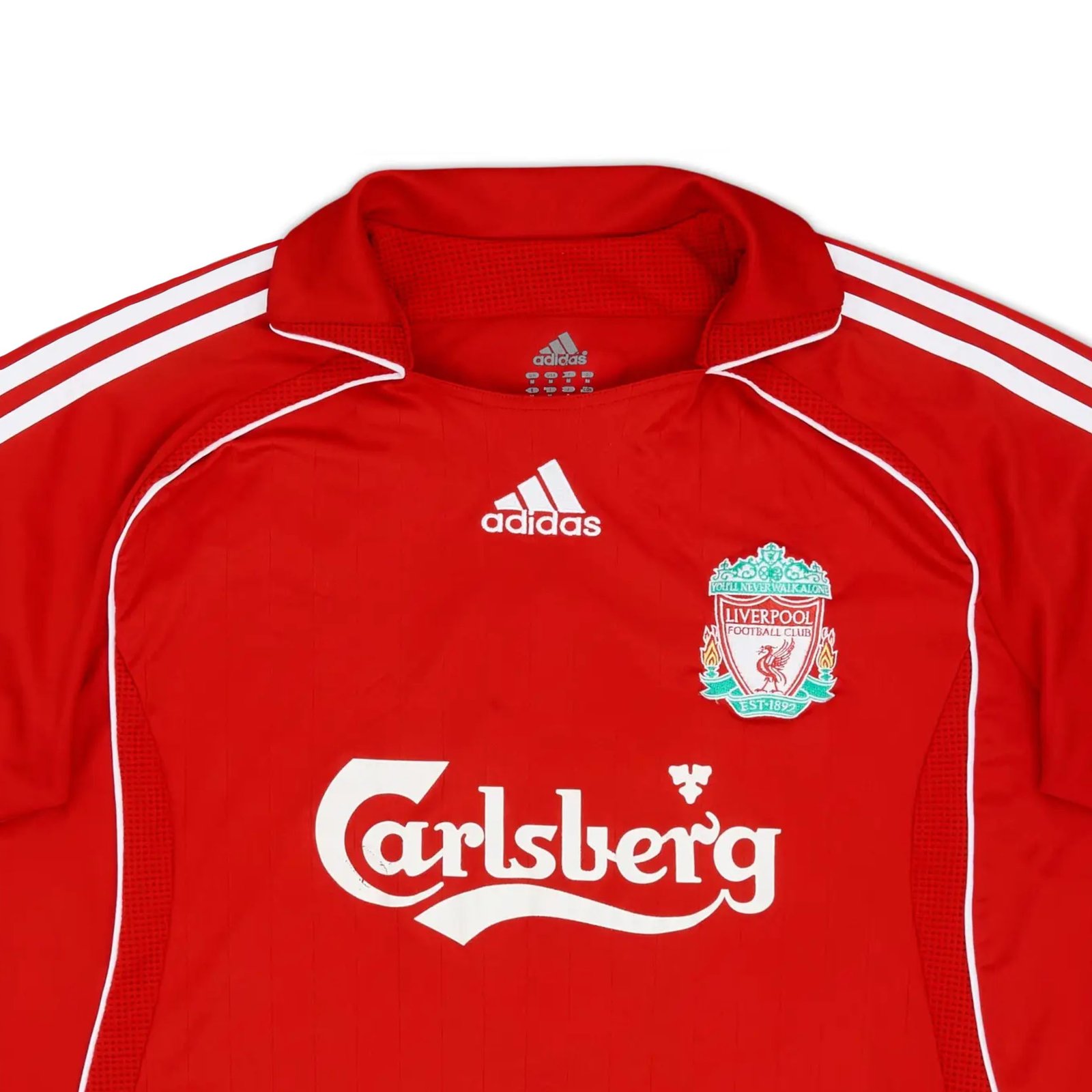 Liverpool FC 2006-07 Retro Home Jersey - Gerrard No.8