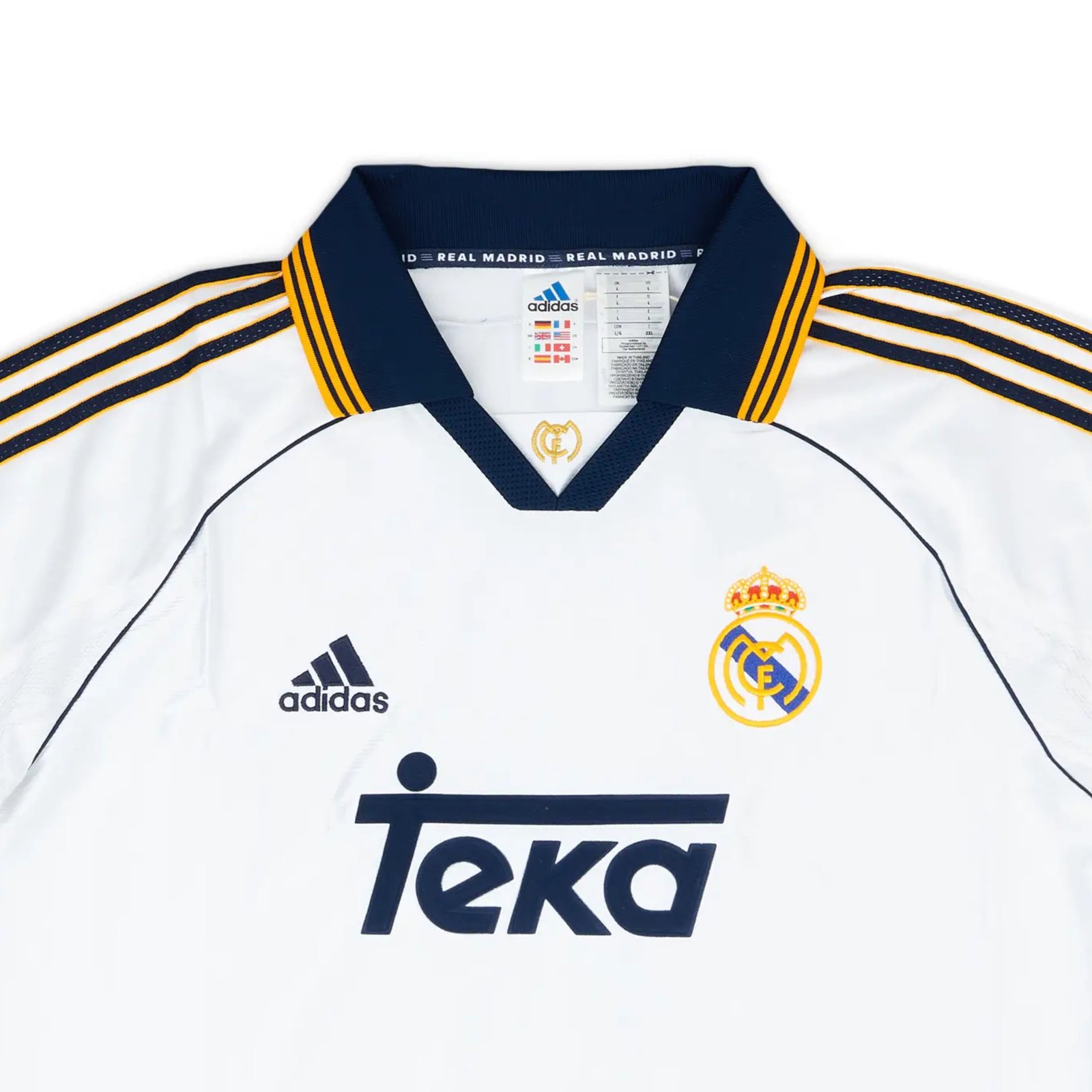 Real Madrid 1998-2000 Retro Home Jersey
