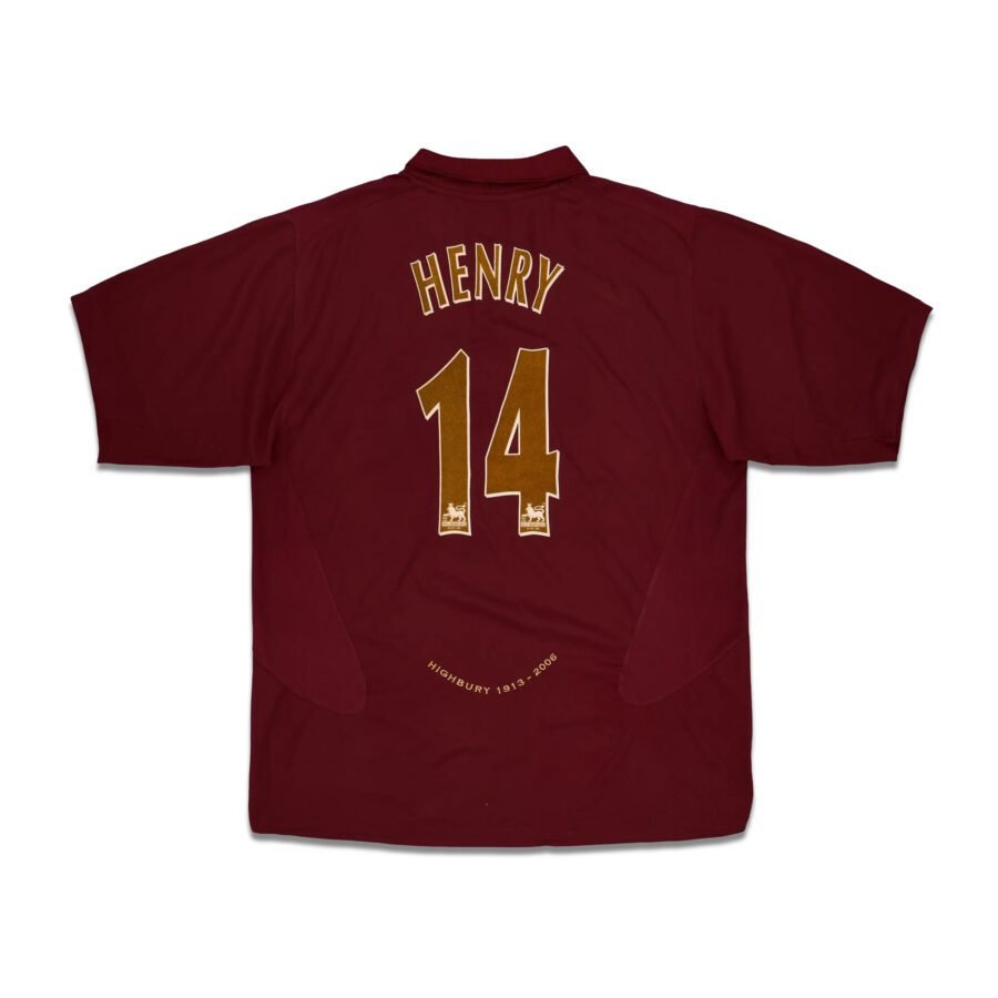 Arsenal FC 2005-06 Retro Home Jersey - Henry No.14