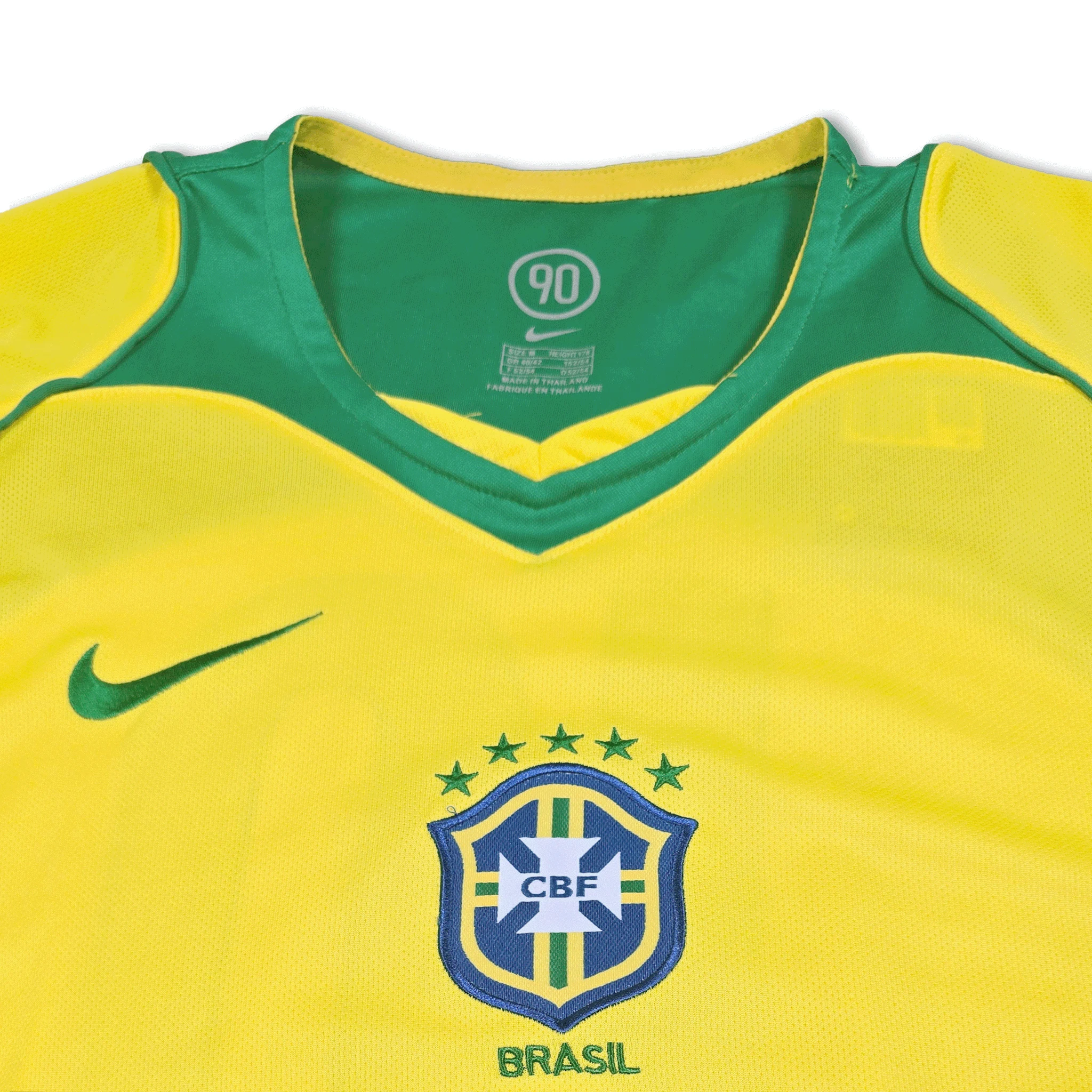 Brazil 2004 Total 90 Reissue Jersey - Ronaldinho No.10