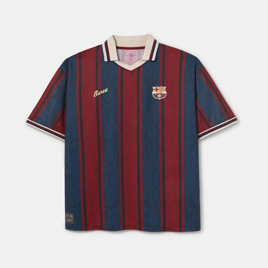 FC Barcelona 2025 Modernist 125th Anniversary Oversize Polo Jersey