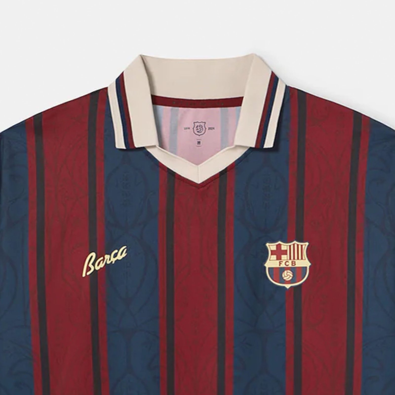 FC Barcelona 2025 Modernist 125th Anniversary Oversize Polo Jersey