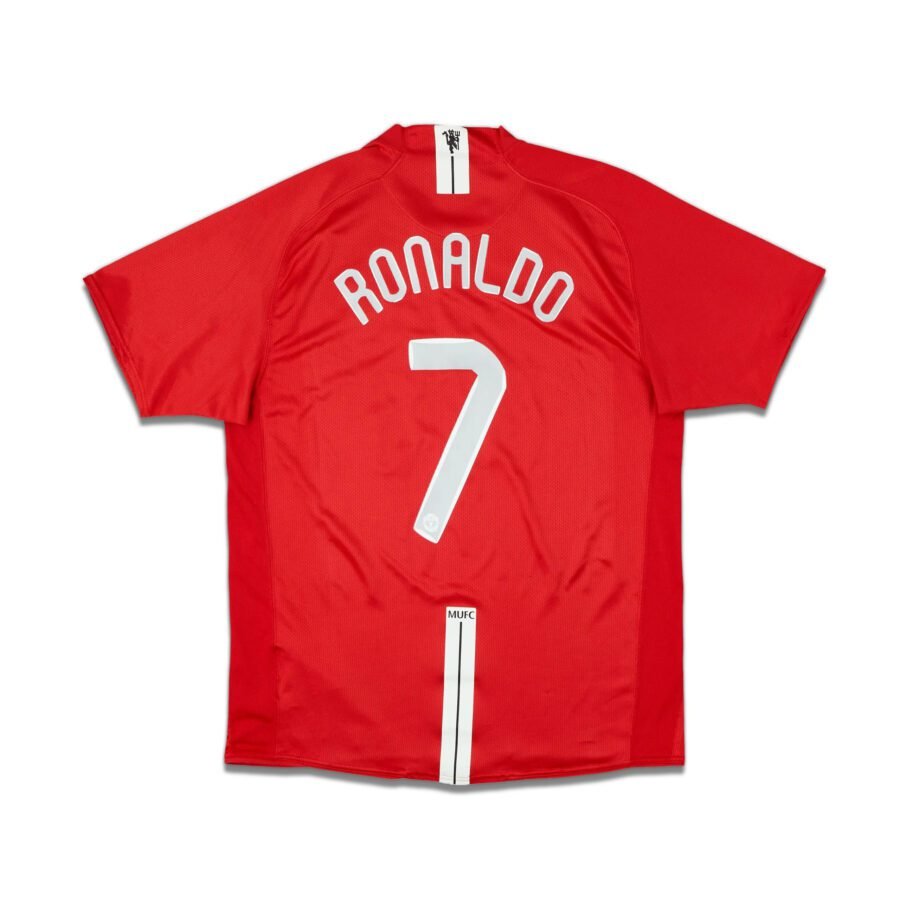 Manchester United 2007-08 Retro Home Jersey - Ronaldo No.7
