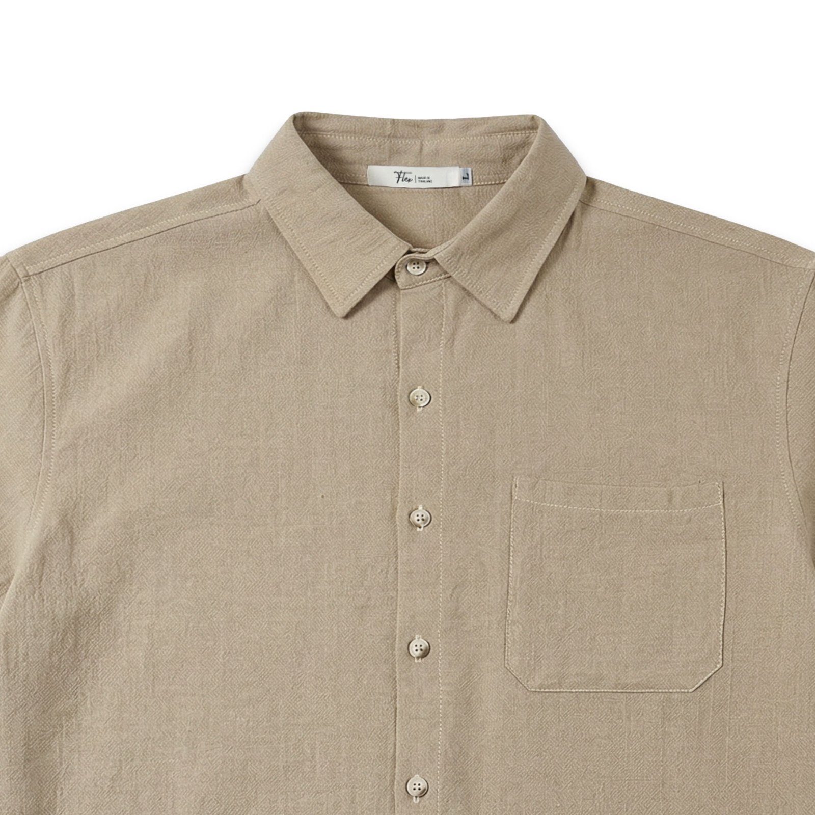 Flexi Boxy Fit Linen Crop Shirt - Streetwear Essential