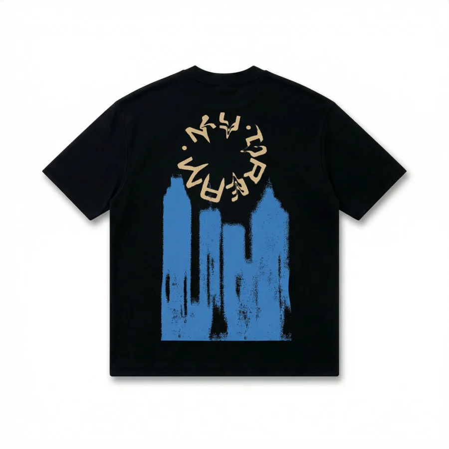 ZERO SIGNAL Warzone Distortion Oversized Graphic Streetwear Tee