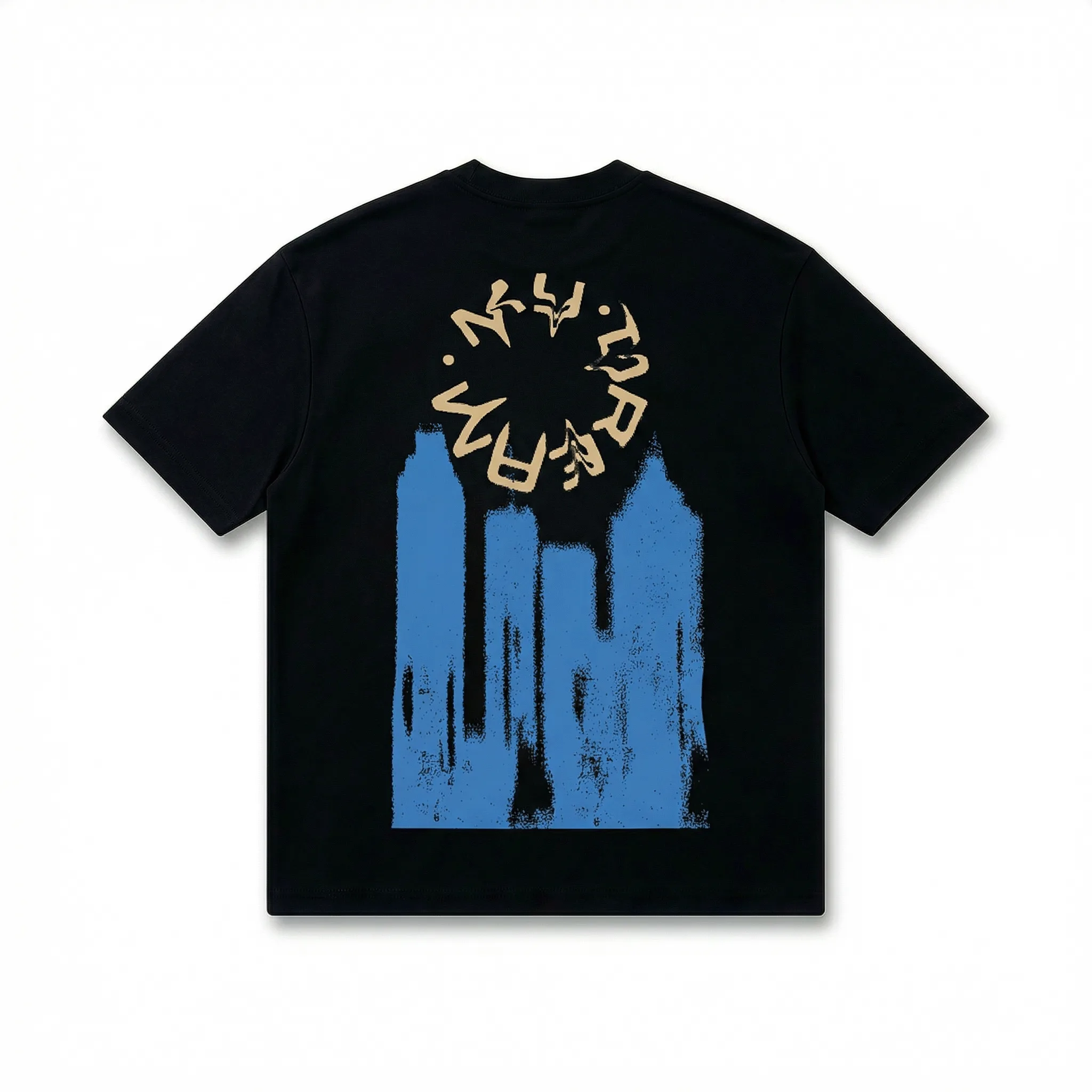 ZERO SIGNAL Warzone Distortion Oversized Graphic Streetwear Tee