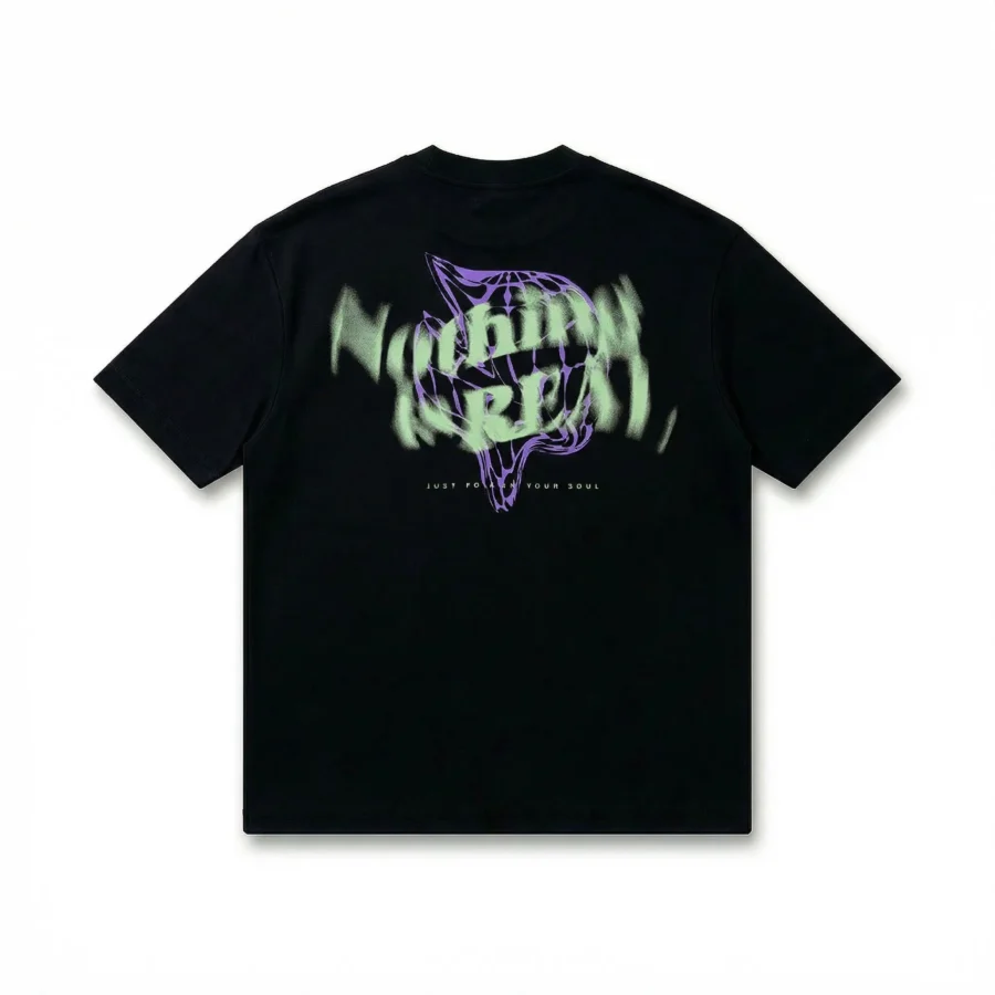 NOTHING IS REAL Distorted Reality Oversized Tee