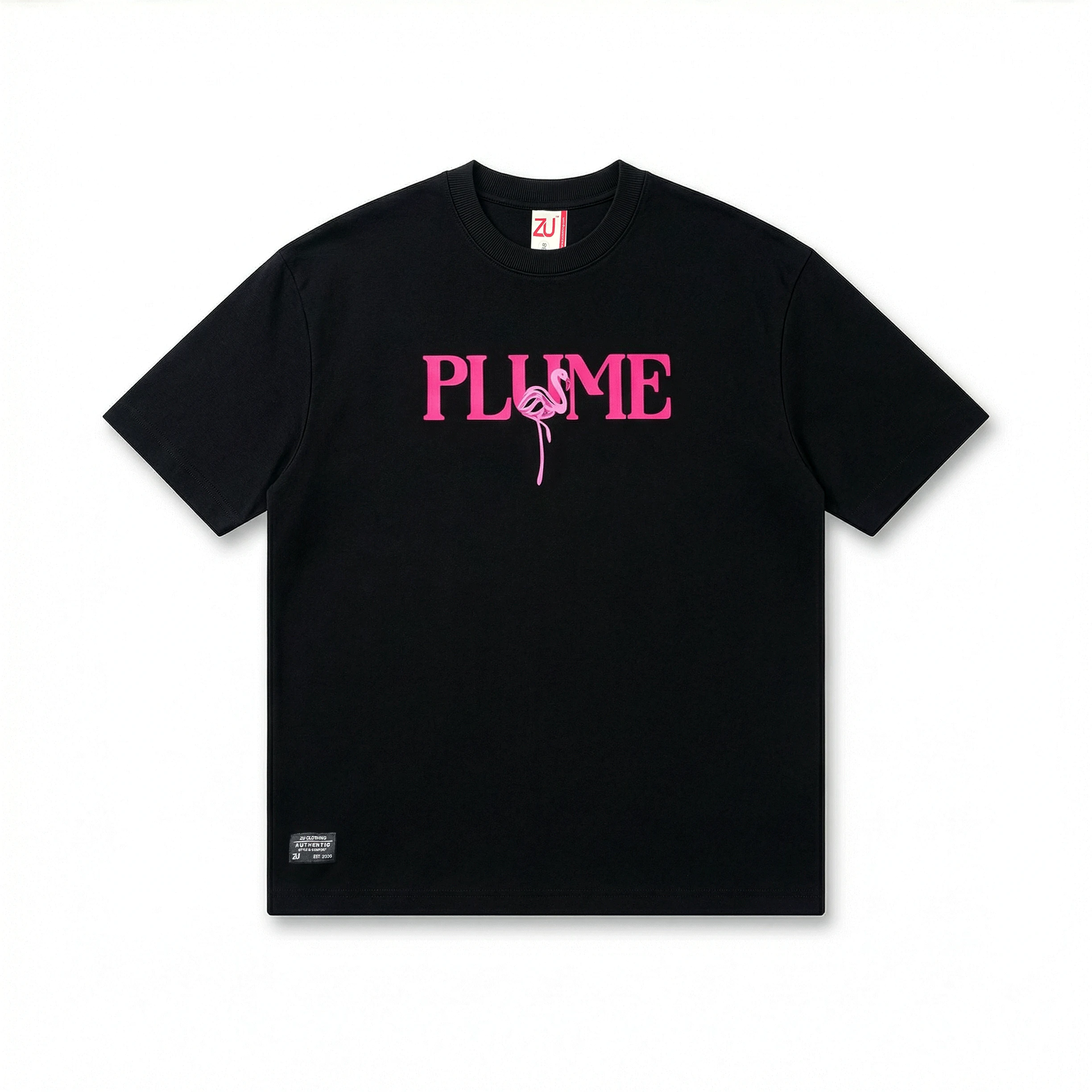 PLUME LOYAL HEARTS Oversized Graphic Streetwear Tee