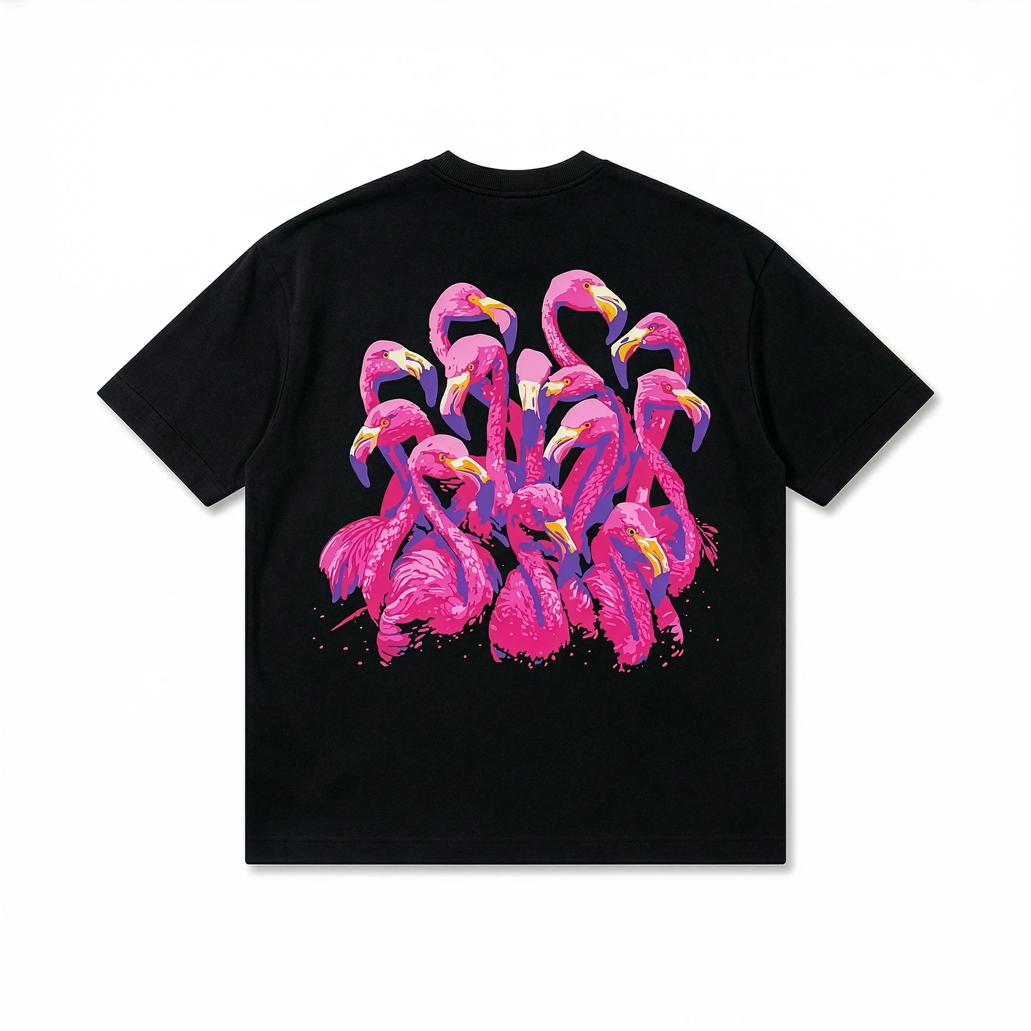 PLUME LOYAL HEARTS Oversized Graphic Streetwear Tee