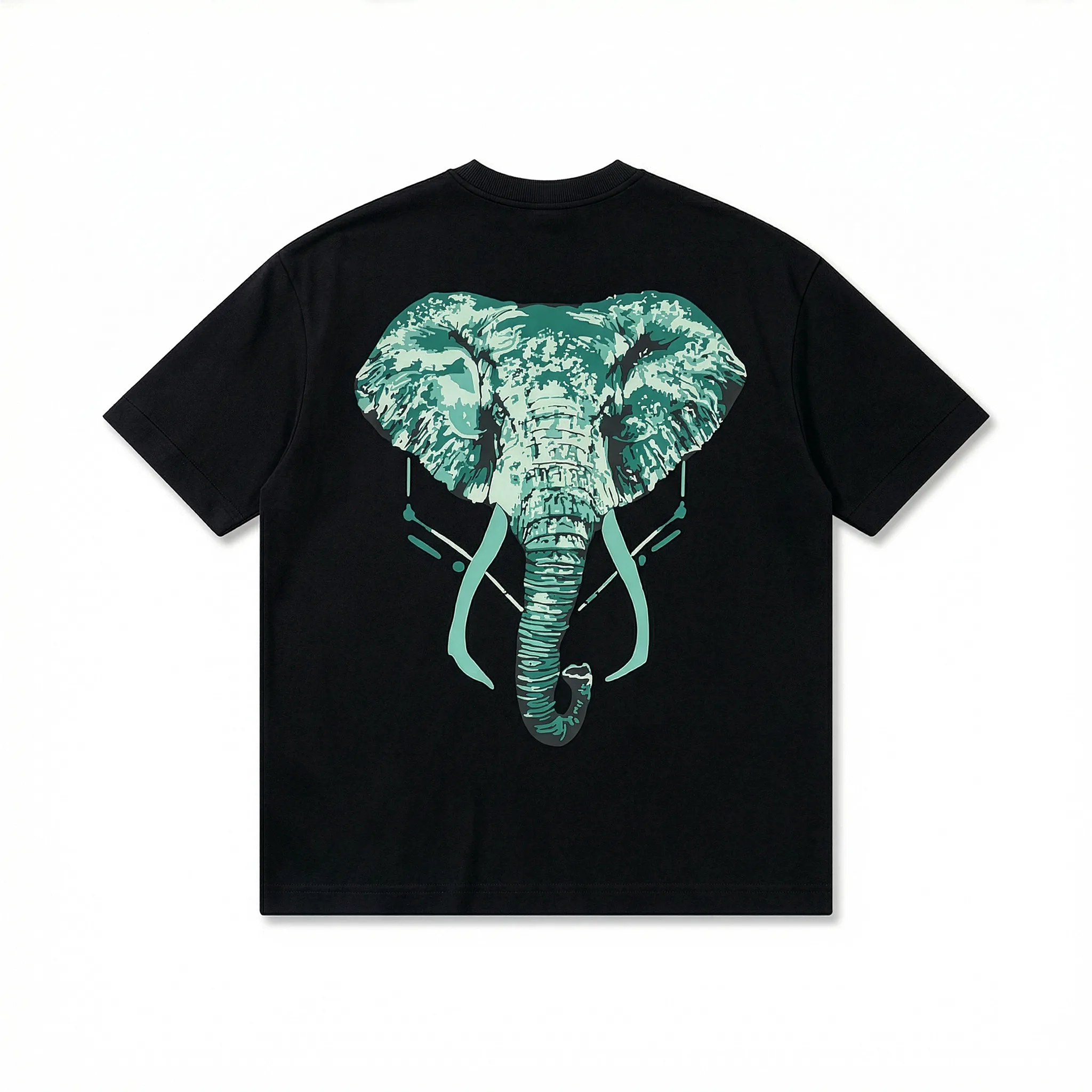 THE TUSKERS KING Oversized Graphic Streetwear Tee