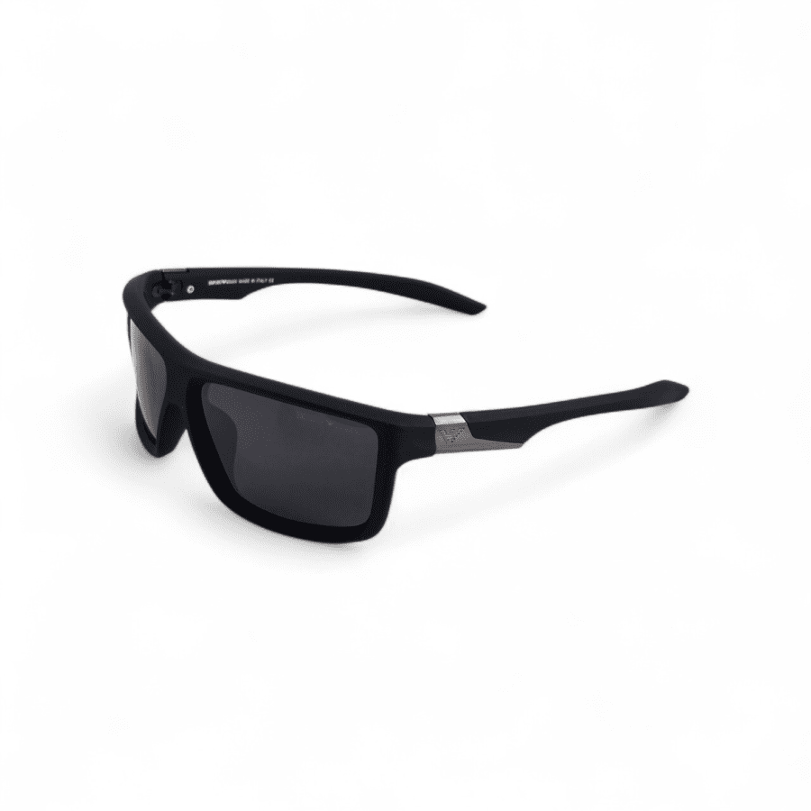 Midnight Block Frame Sunglasses – Blackout Edition