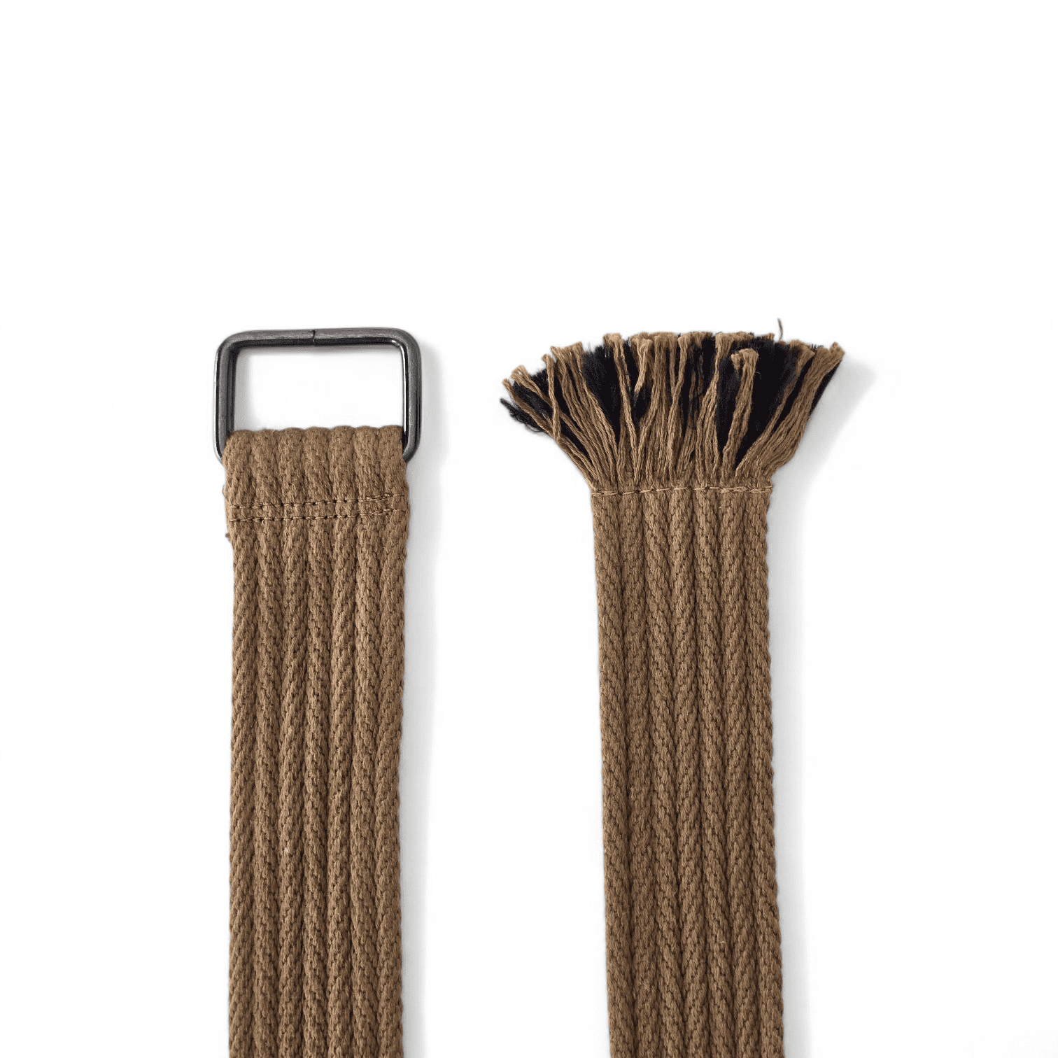 Utility Braided Double Box Ring Belt (Fray Edge)