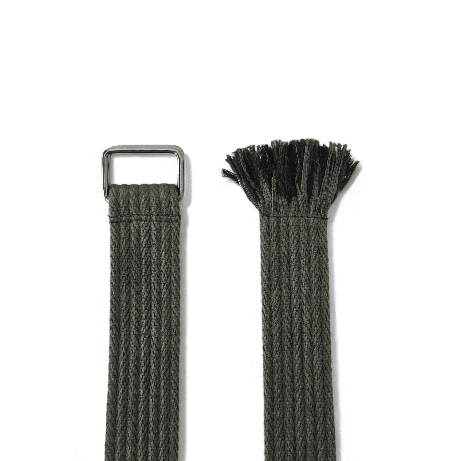Utility Braided Double Box Ring Belt (Fray Edge)
