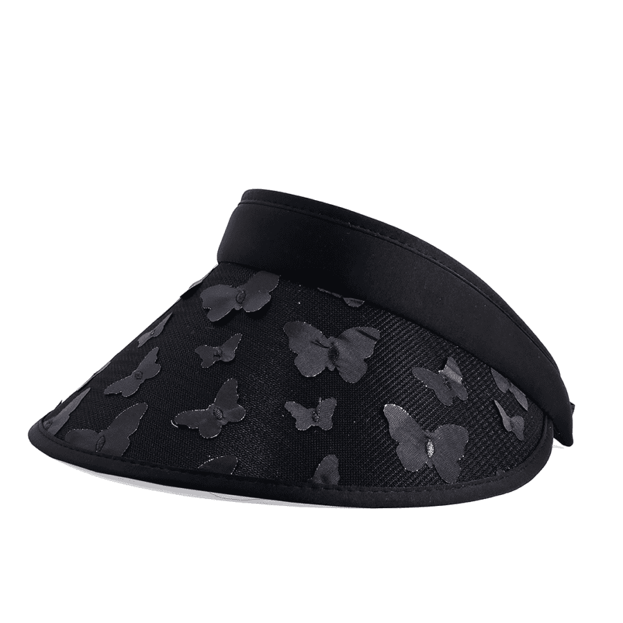 Butterfly Mesh Sun Visor Hat – Luxe Edition