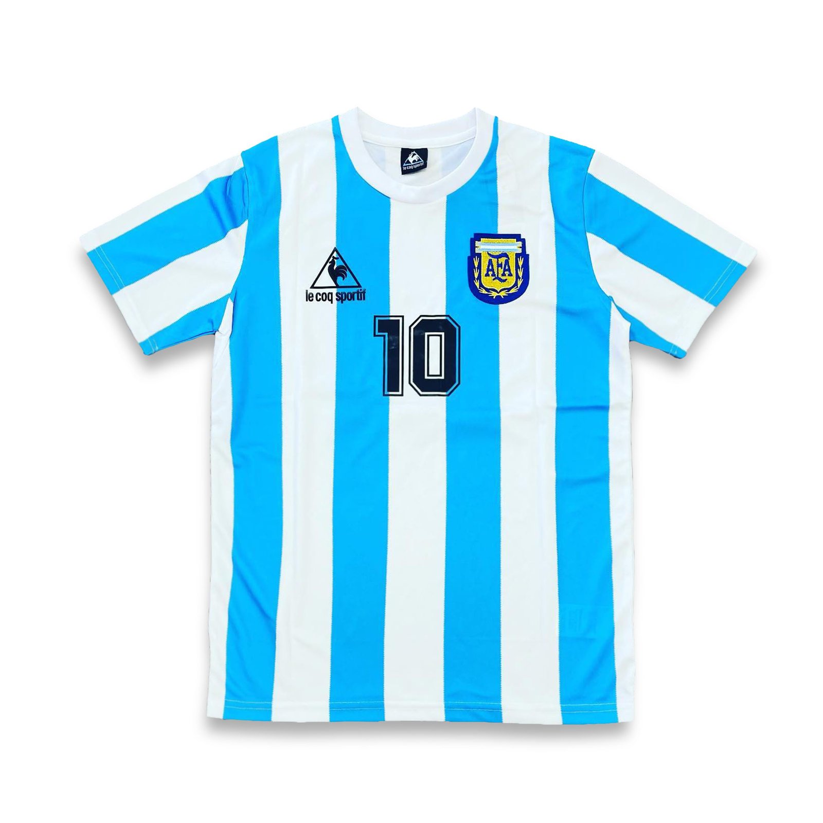 Argentina 1986 World Cup Retro Home Jersey - Maradona No.10