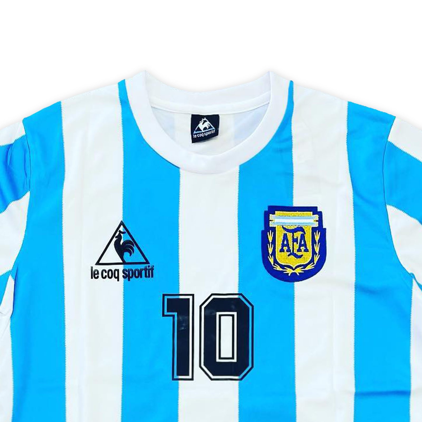 Argentina 1986 World Cup Retro Home Jersey - Maradona No.10
