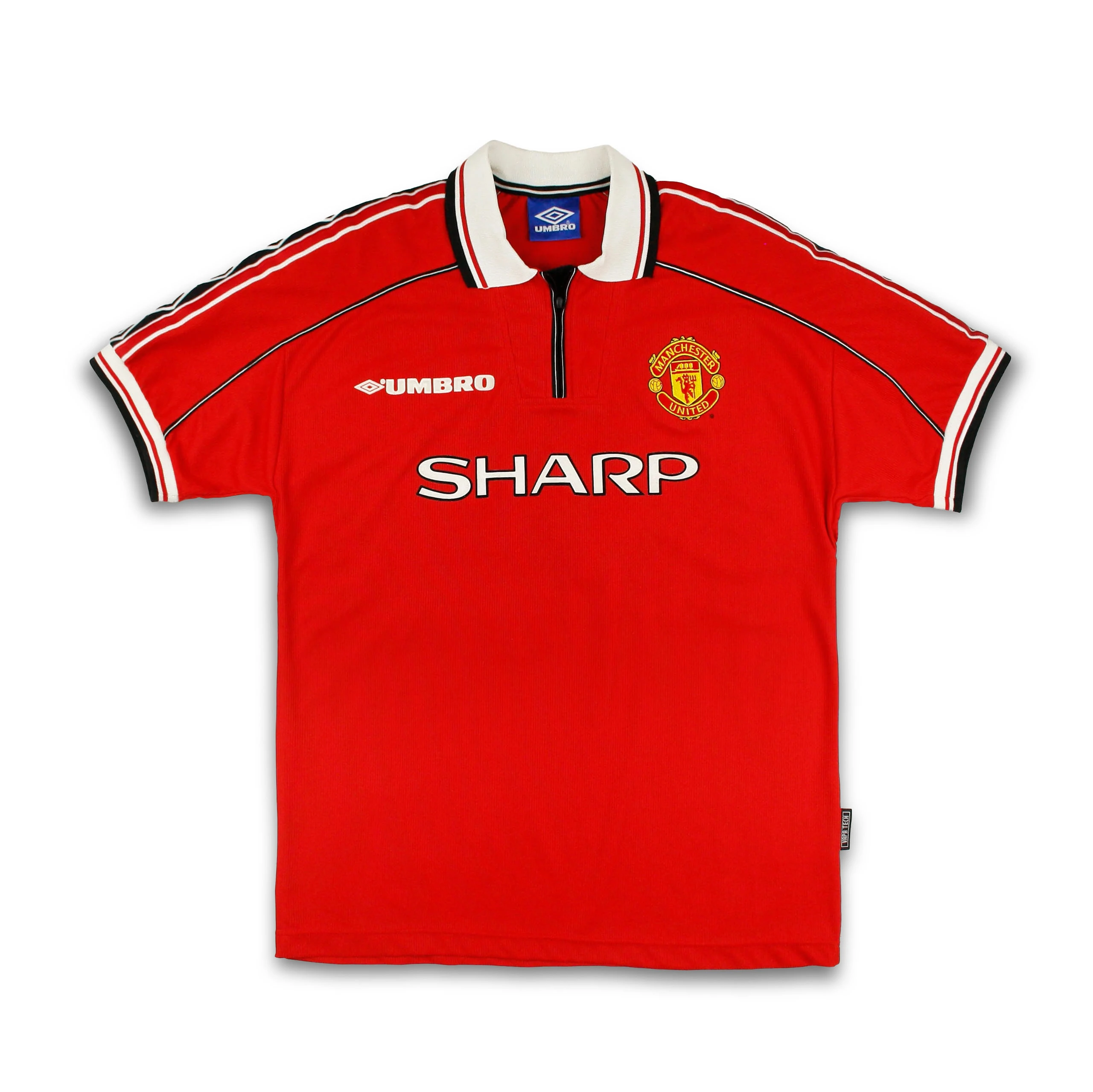 Manchester United 1998-99 Retro Home Jersey - Beckham No.7