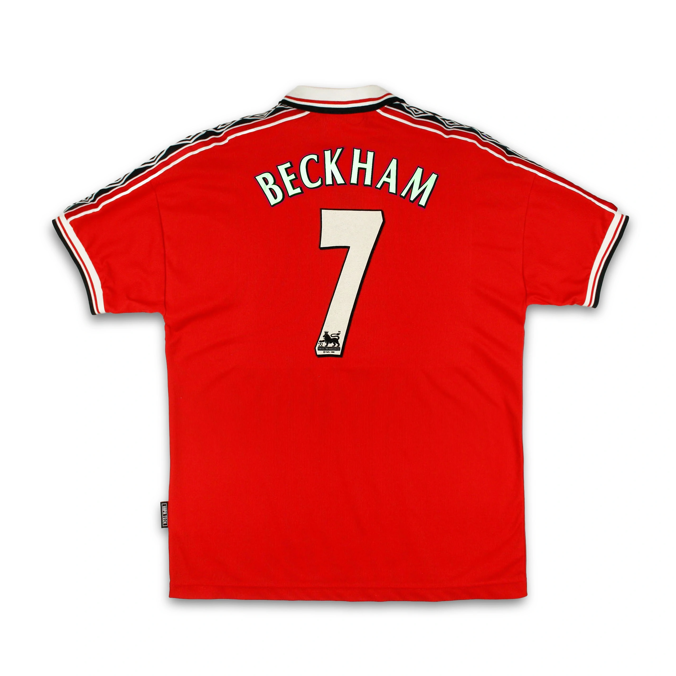 Manchester United 1998-99 Retro Home Jersey - Beckham No.7