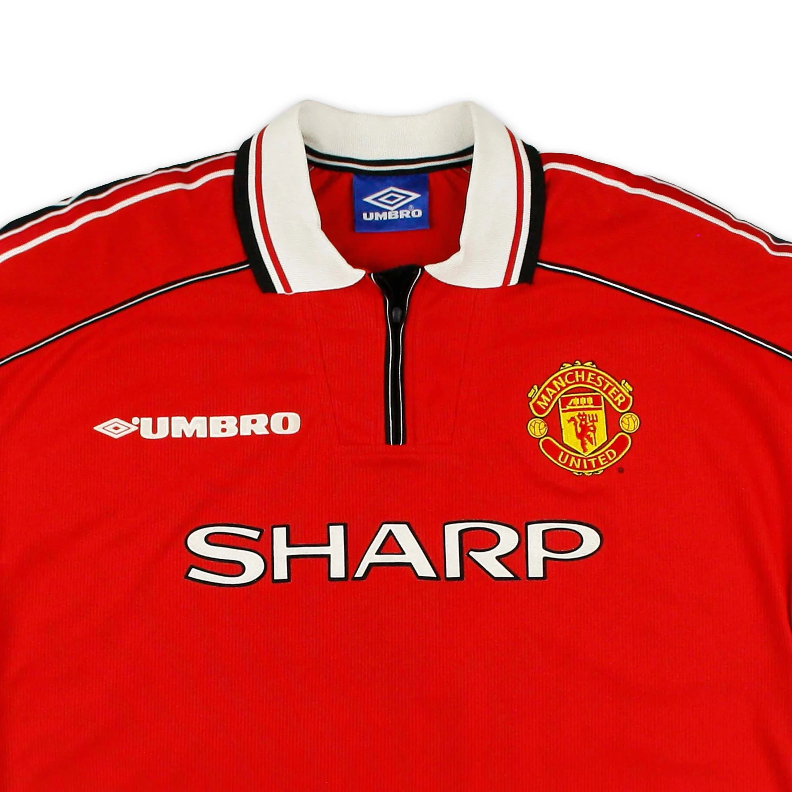 Manchester United 1998-99 Retro Home Jersey - Beckham No.7