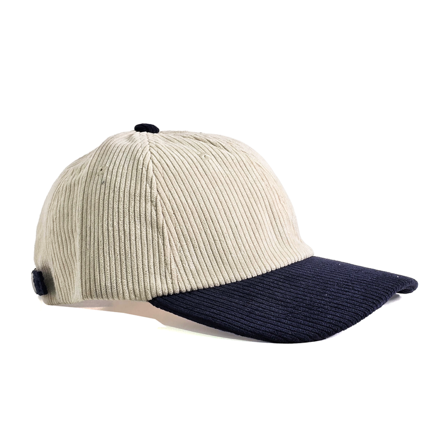 Corduroy Color Block Baseball Cap – Classic Street Fit