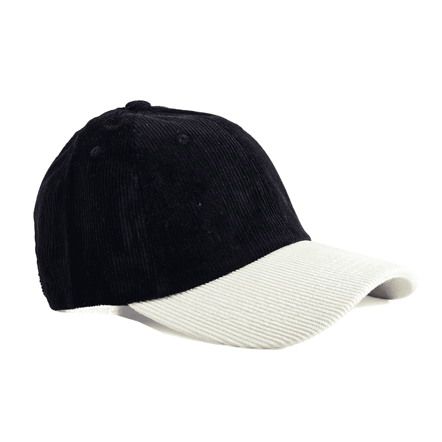 Corduroy Color Block Baseball Cap – Classic Street Fit
