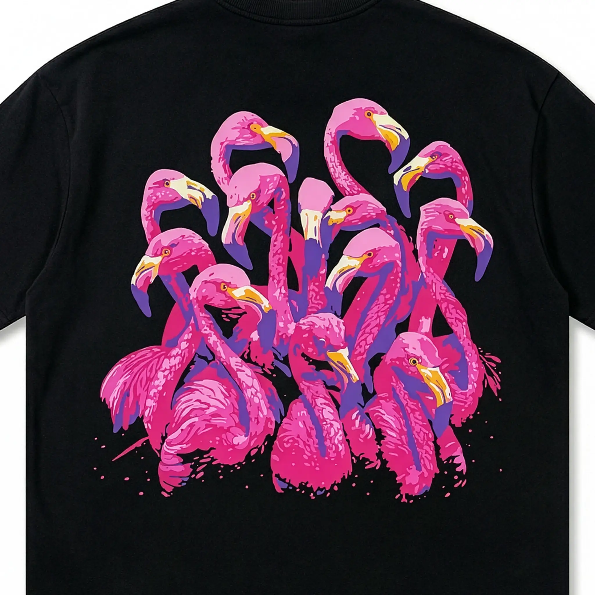 PLUME LOYAL HEARTS Oversized Graphic Streetwear Tee