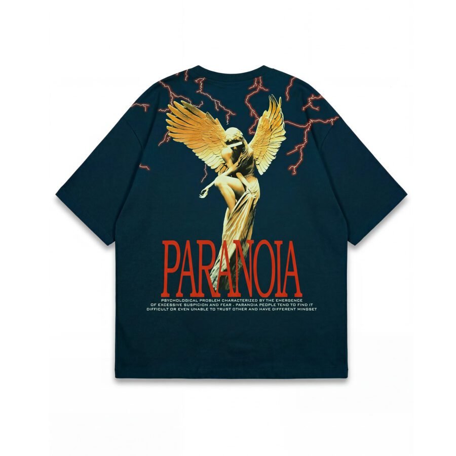 Paranoia Angel Graphic Oversized Tee