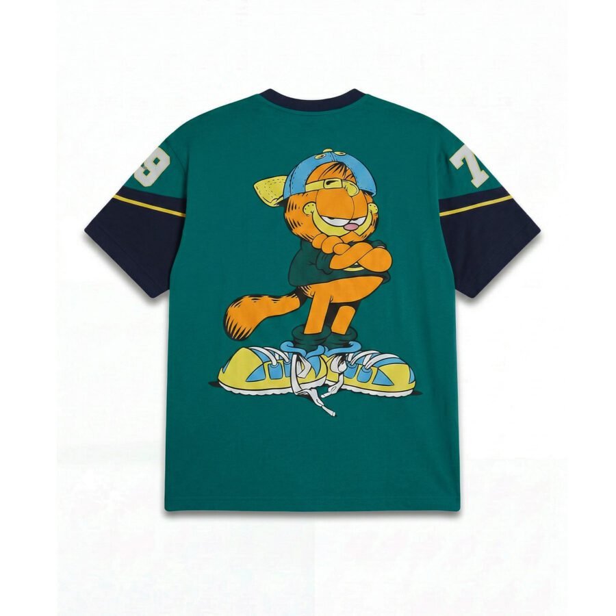 Garfield Athletic Varsity Panel Oversized Graphic Tee