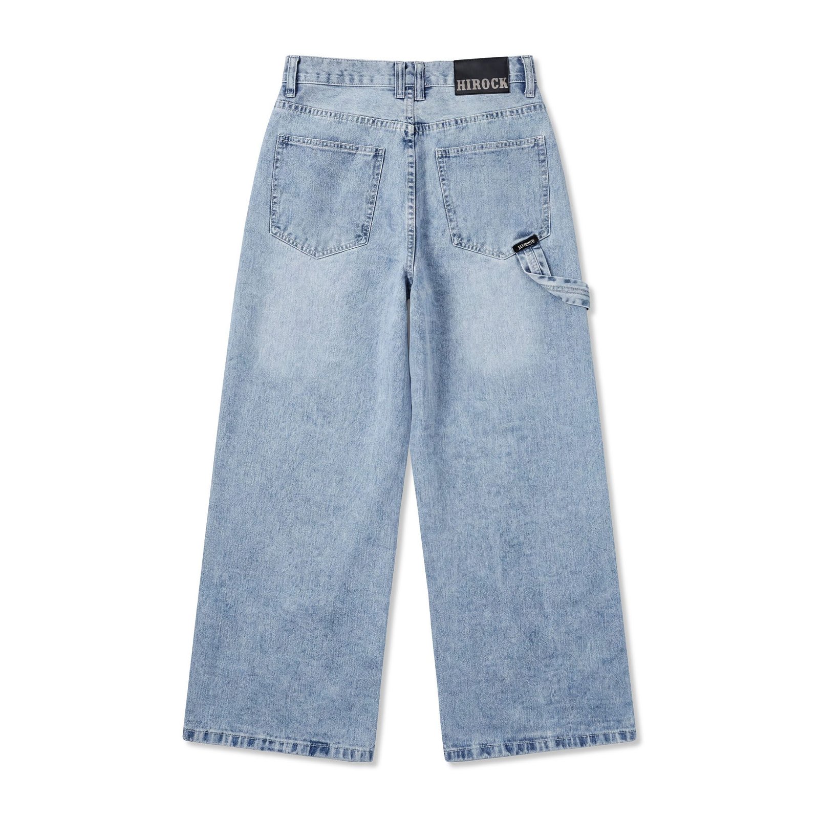 90's Vintage Heavy Washed Super Baggy Wide Leg Denim