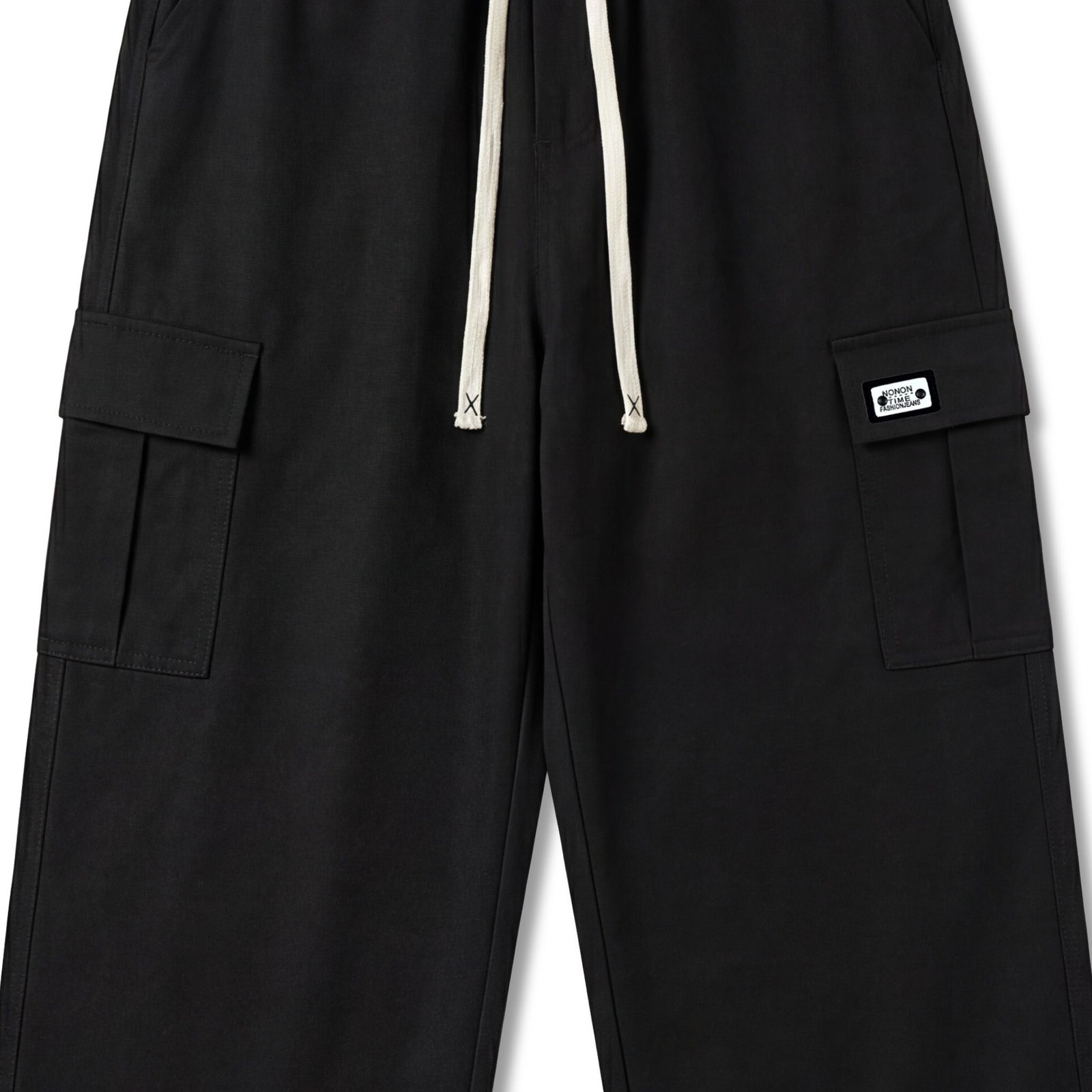 Utility Wide Leg Adjustable Hem Cargo Pants – Relaxed Street Fit