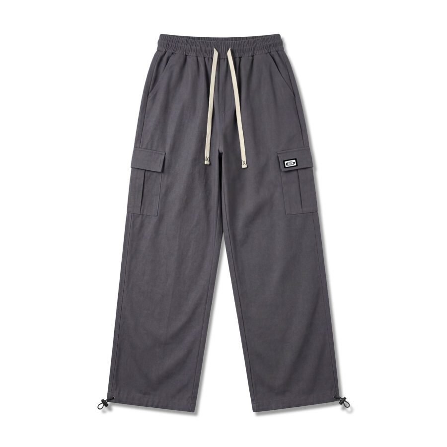 Utility Wide Leg Adjustable Hem Cargo Pants – Relaxed Street Fit