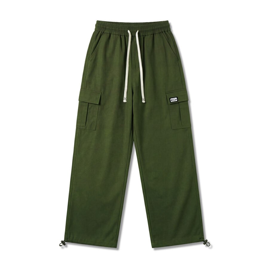 Utility Wide Leg Adjustable Hem Cargo Pants – Relaxed Street Fit