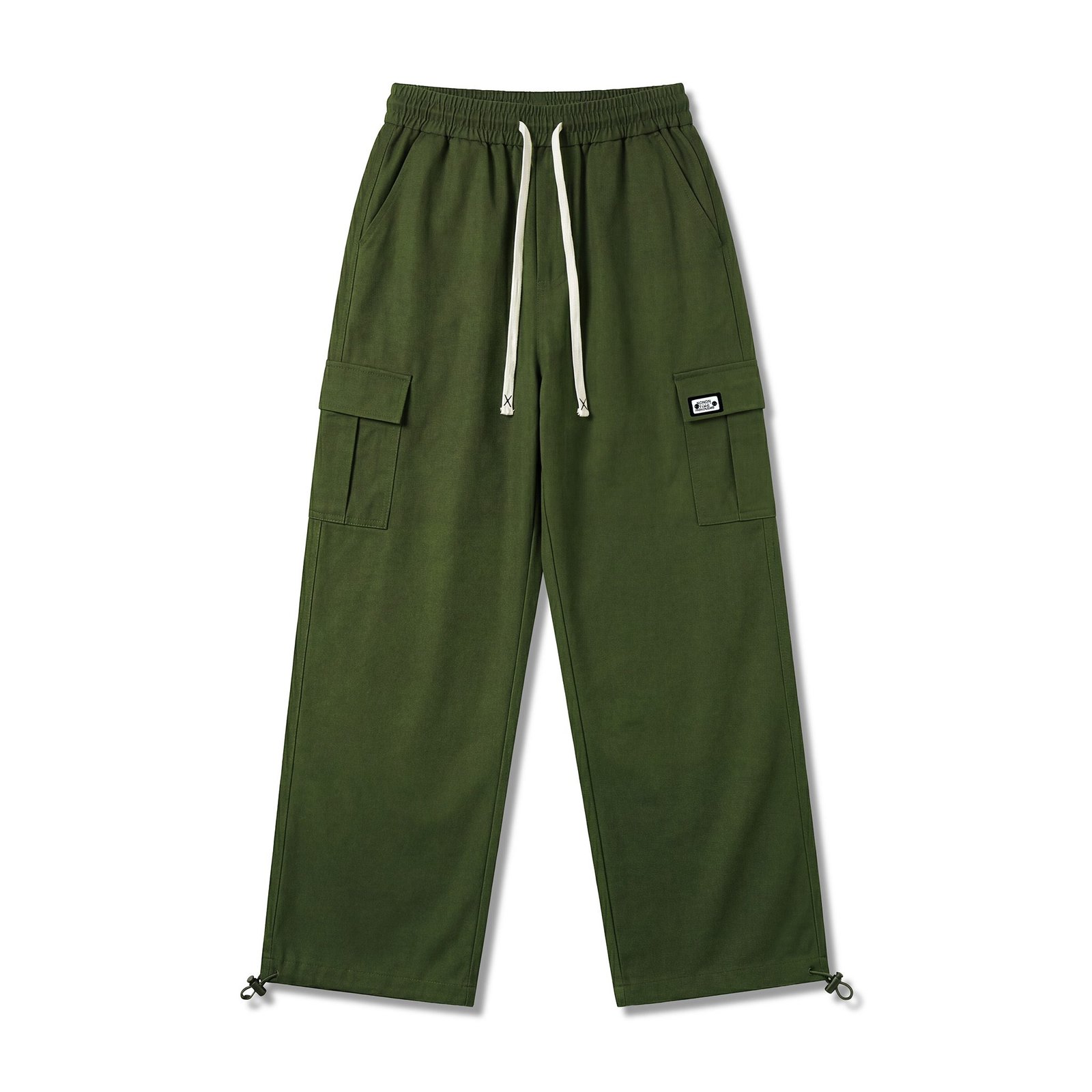 Utility Wide Leg Adjustable Hem Cargo Pants – Relaxed Street Fit