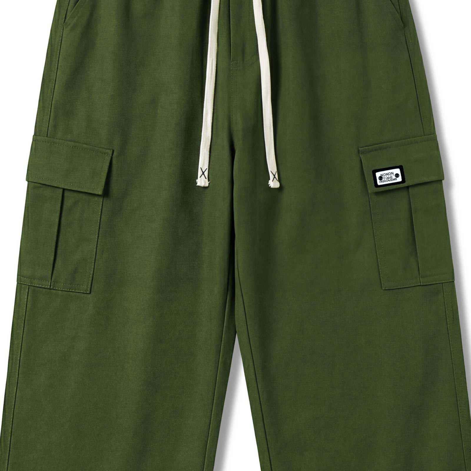 Utility Wide Leg Adjustable Hem Cargo Pants – Relaxed Street Fit