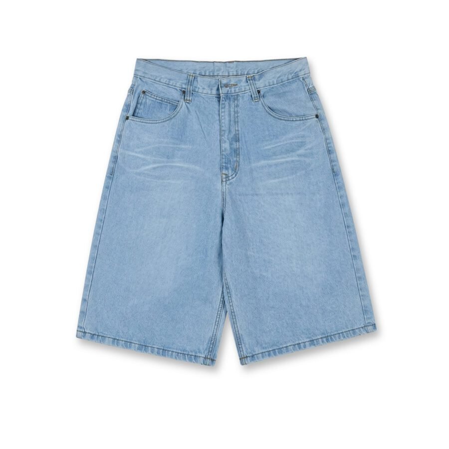 Cloud Drip Denim Jorts – Baggy Streetwear Jean Shorts