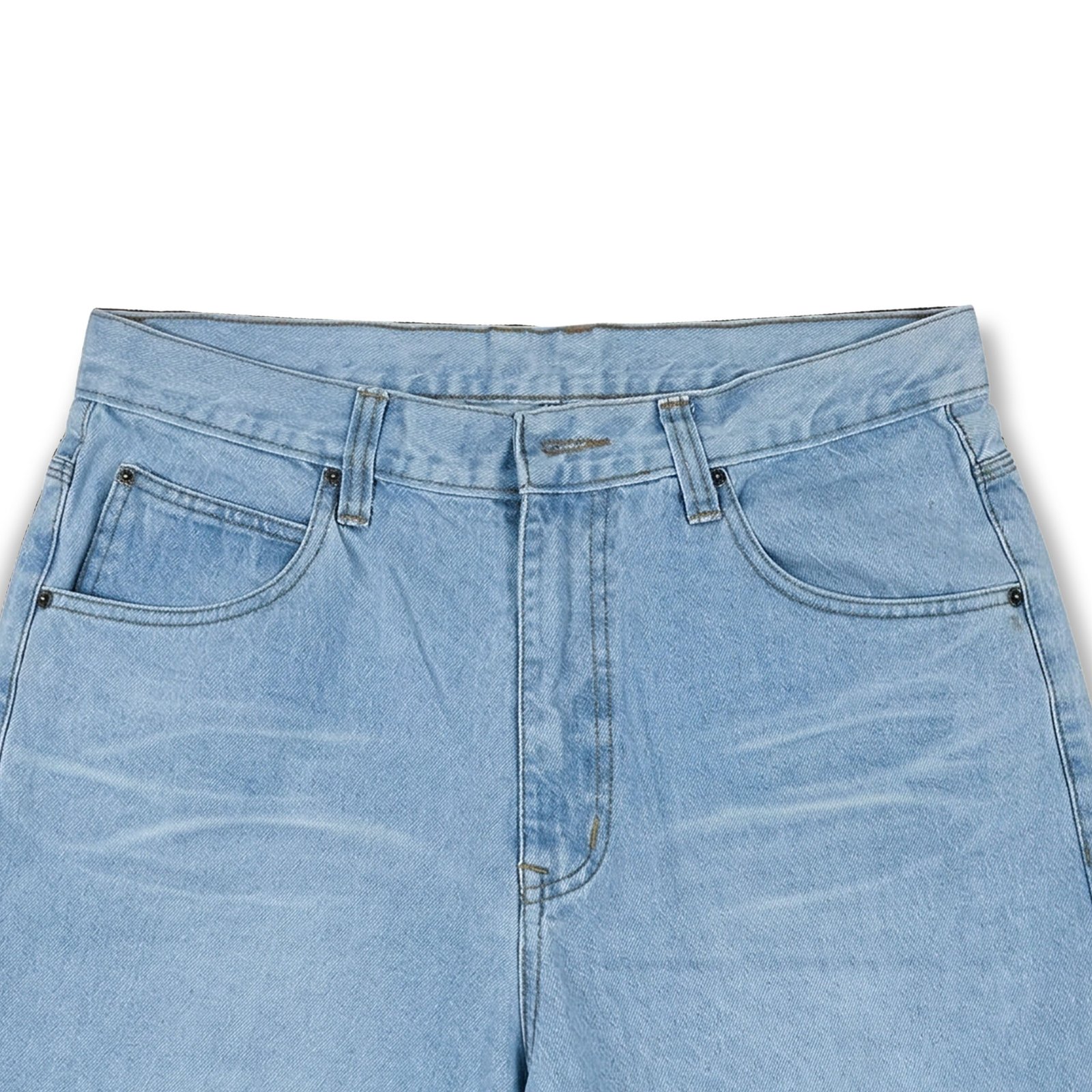 Cloud Drip Denim Jorts – Baggy Streetwear Jean Shorts