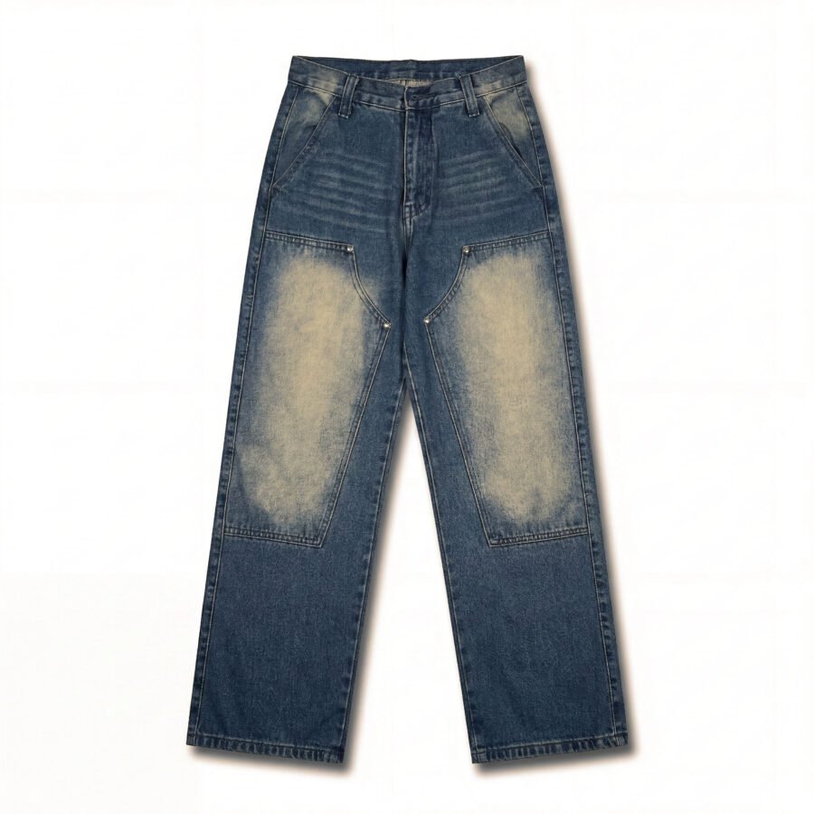 Ton Ghost Fade Utility Carpenter Baggy Denims
