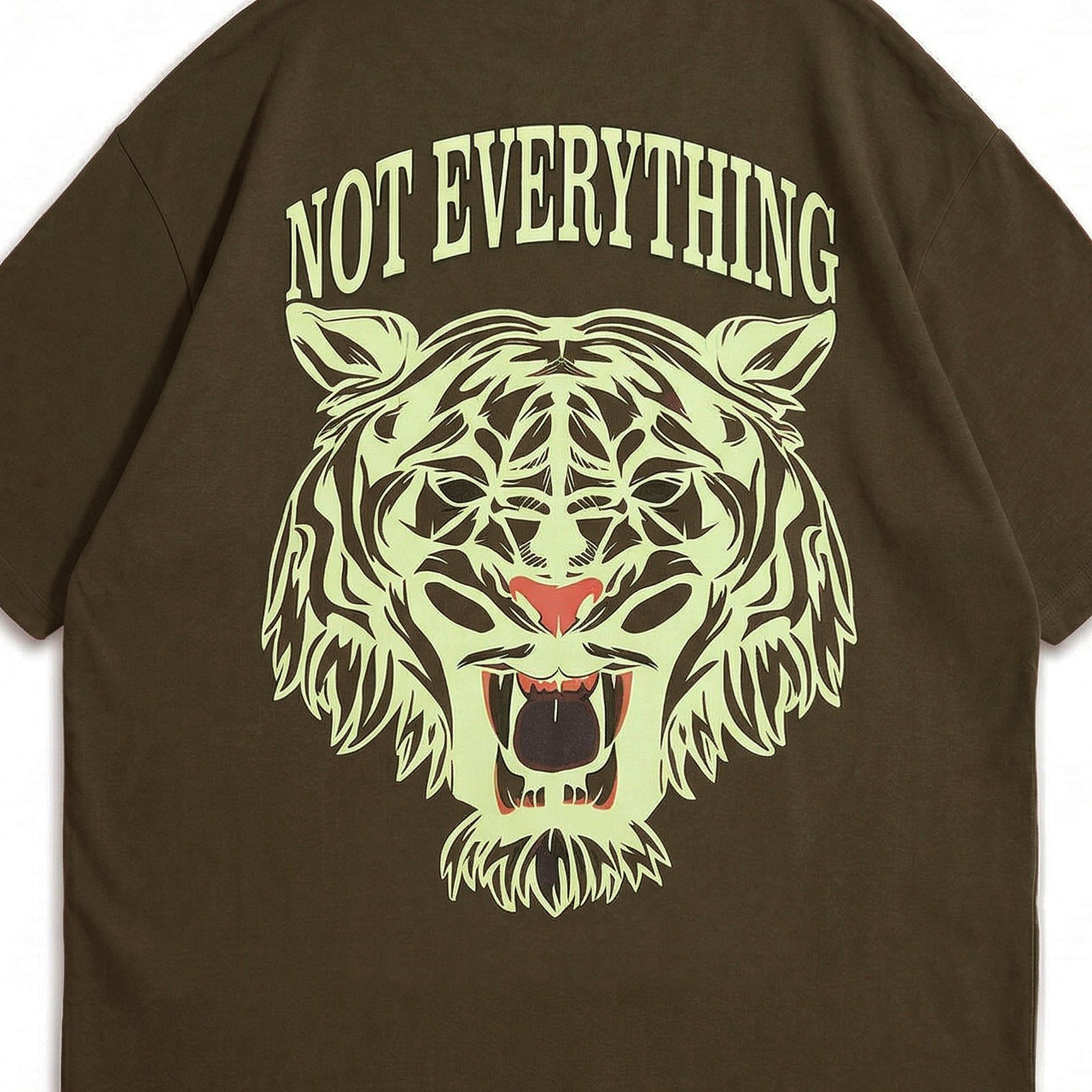 Not Everything Tiger Roar Oversized Tee