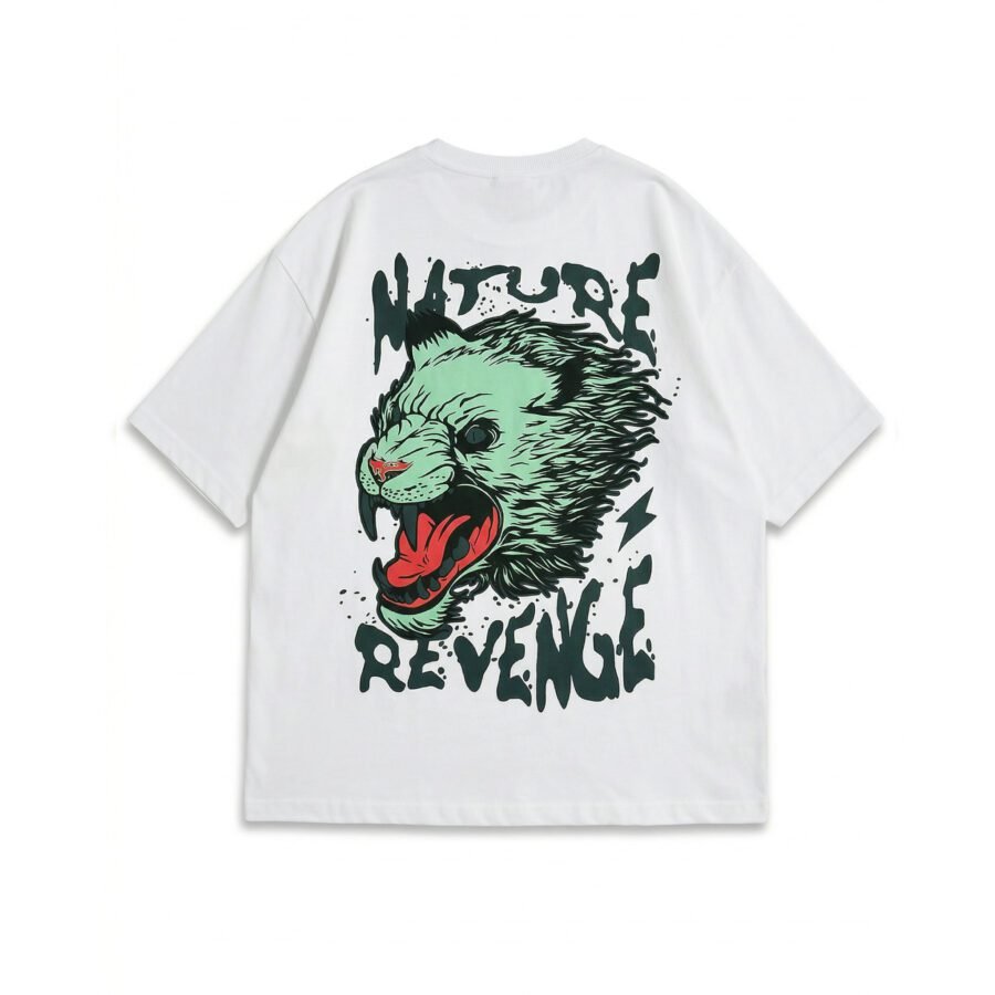 Nature Revenge Neon Beast Oversized Graphic Tee