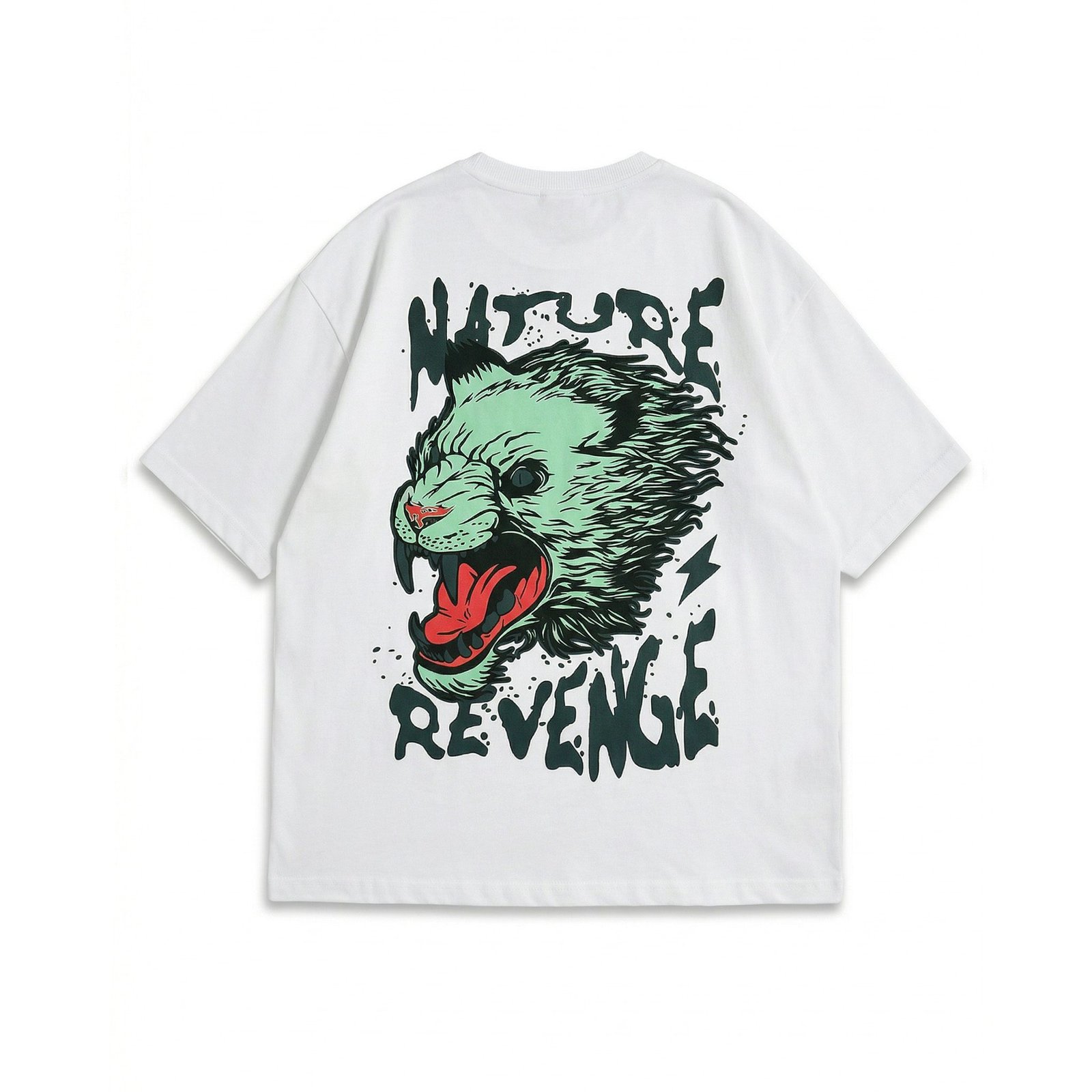 Nature Revenge Neon Beast Oversized Graphic Tee