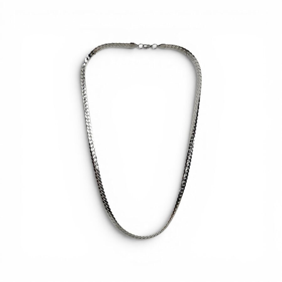Classic Cuban Heavy Chain – Silver Core Edition