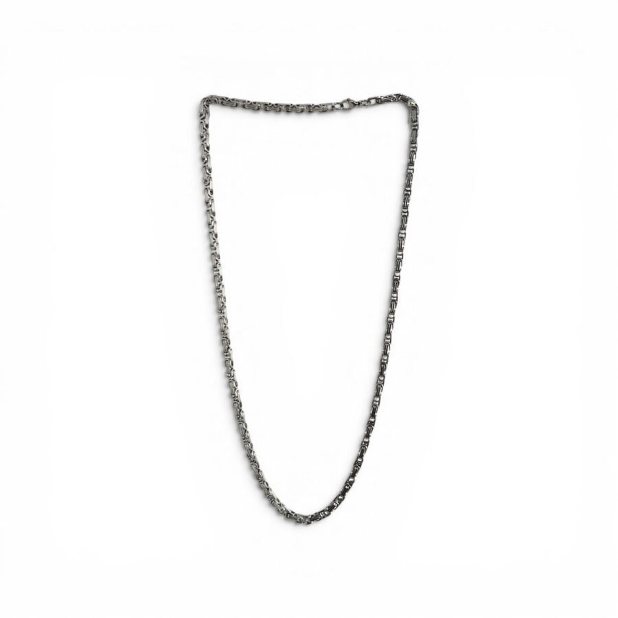 Byzantine Link Chain Necklace – Silver