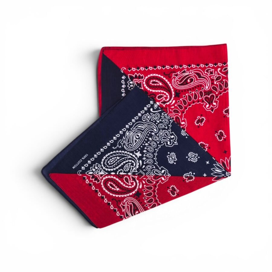 Split Paisley Bandana – Dual Tone Edition