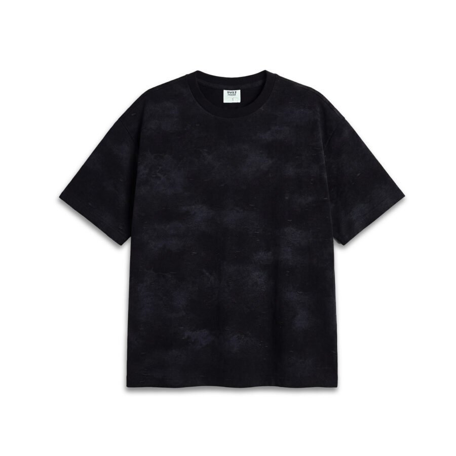 Cloud Wash Oversized Distressed Oversized Tee
