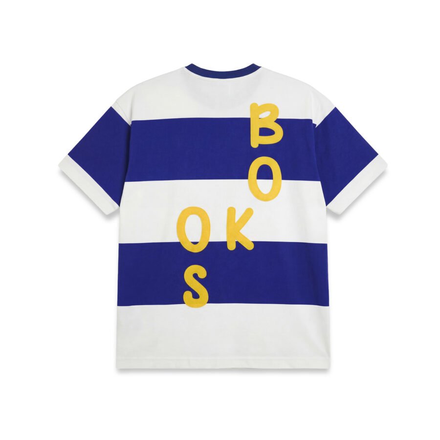 Academic Core Striped Graphic Oversized Tee